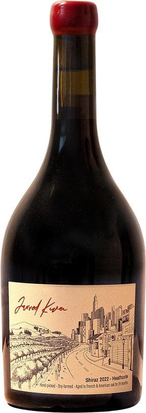 Jarrod Kiven Shiraz 2022 bottle — Heathcote
